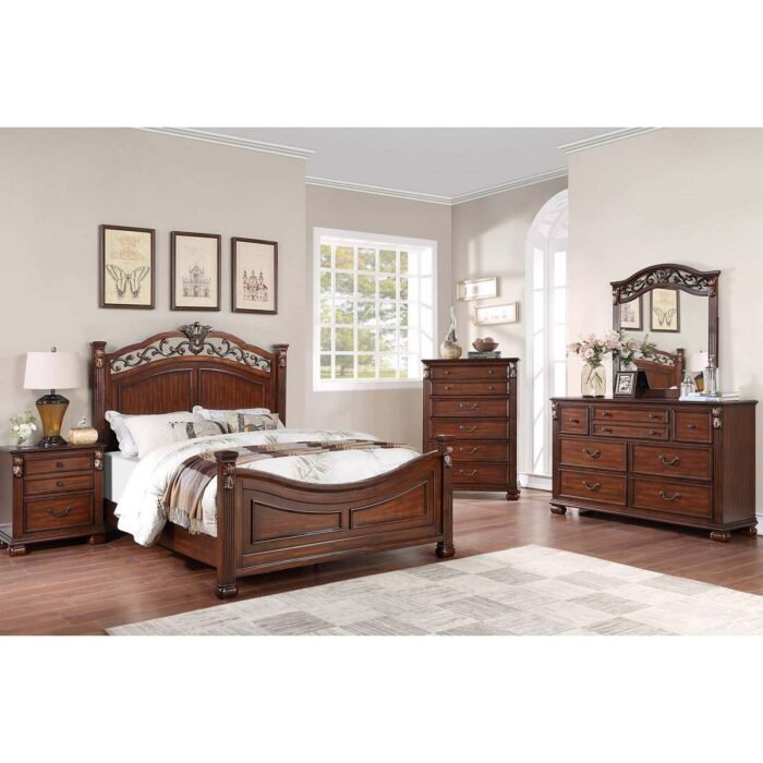 gorgeously crafted American classic vintage bed Set