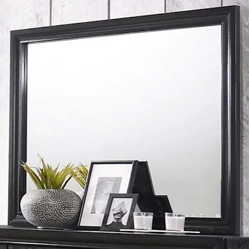 Chf084670M Black and Silver Contemporary Dresser Top