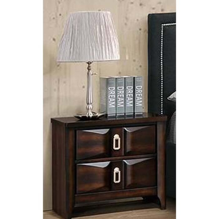 Varnish Oak & Plywood Nightstand