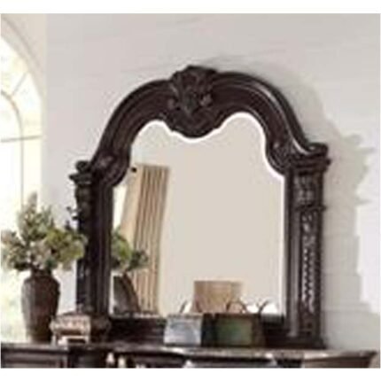 Marble Top Brown Carved Dresser Top
