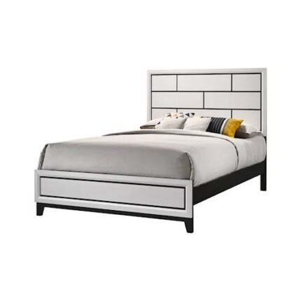 Chalk Finish Low Profile Bed