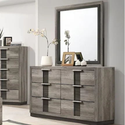 Sleek and Modern 6-Drawer Dresser