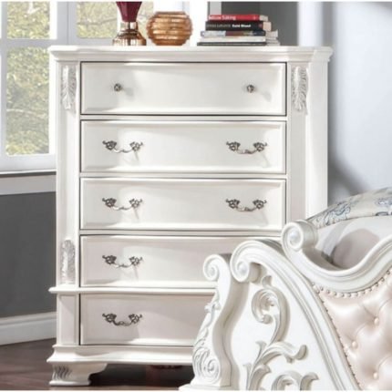 Traditional Pearl White Chest