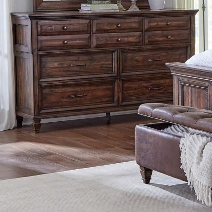 8-drawer Dresser Weathered Burnished Brown