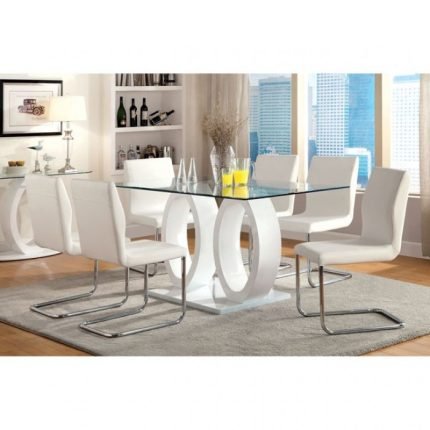 Contemporary White Dining Table
