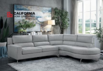GRAY 2PC SECTIONAL SET