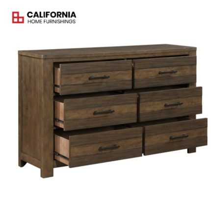 Antique brown finish Dresser