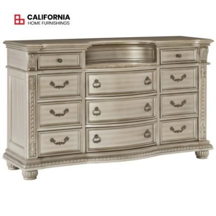 Silver finish Dresser