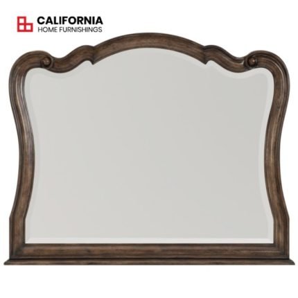BROWN OAK FINISH MIRROR