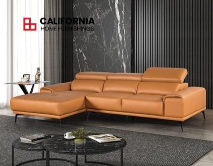 CONTEMPORARY TENGERINE SECTIONAL