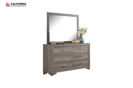Espresso Dresser Mirror