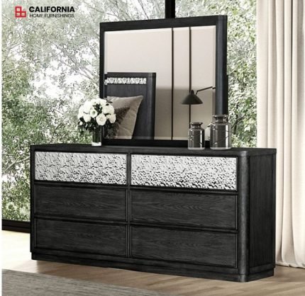 Modern Contemporary Ash Gray Dresser